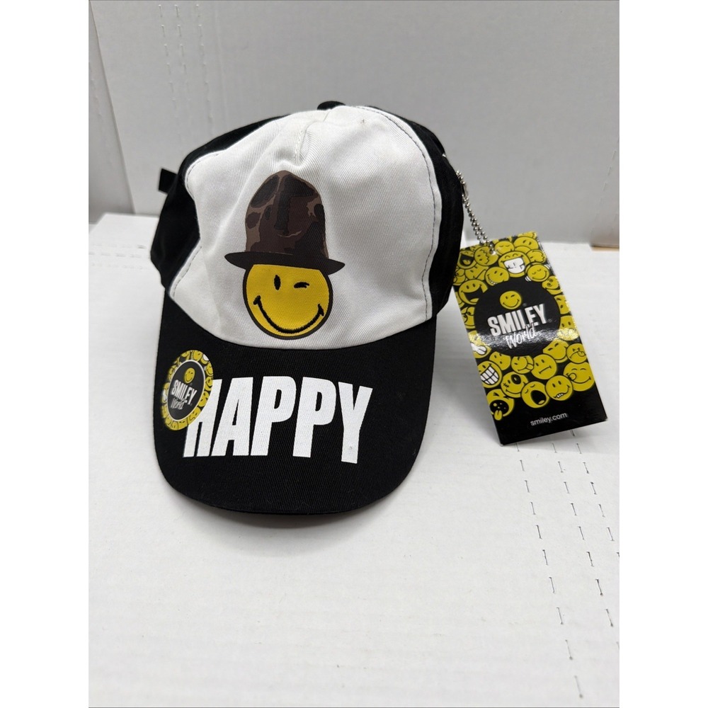 NWT Smiley World Happy Face Adjustable Hat - Picture 2 of 12